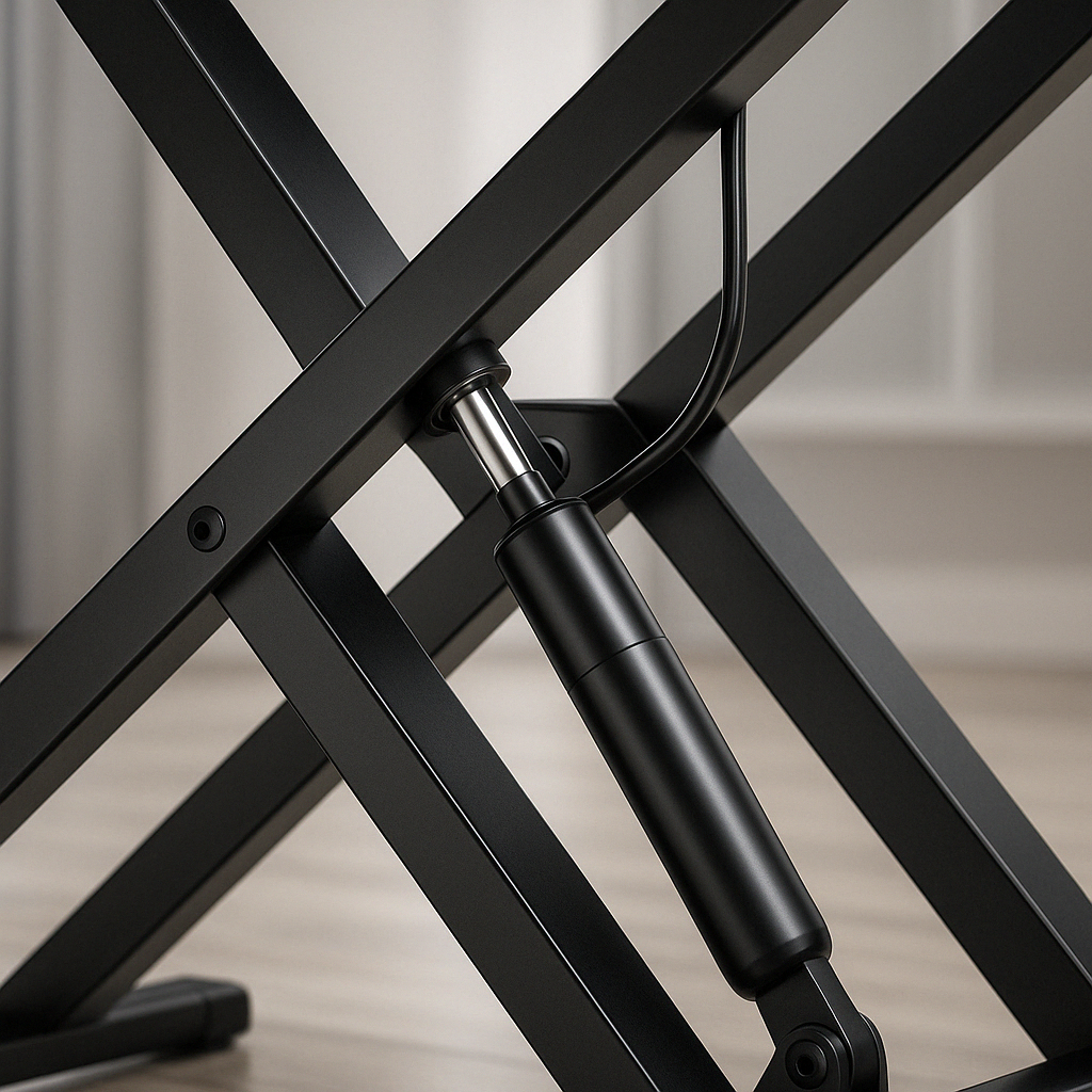 Ultra-Slim Standing Desk Riser – Compact Sit-Stand Converter for Monitor & Laptop