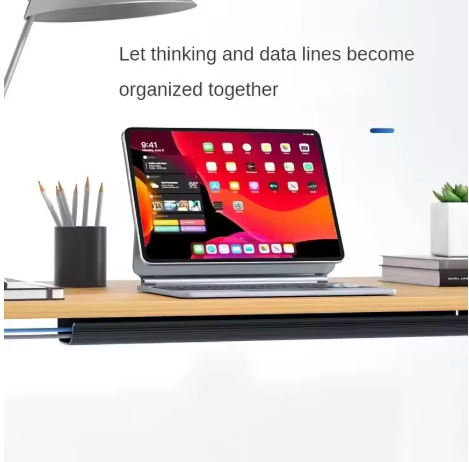 Under-Desk Cable Organizer Tray β No-Drill Wire Management Channel