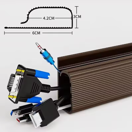 Under-Desk Cable Organizer Tray β No-Drill Wire Management Channel