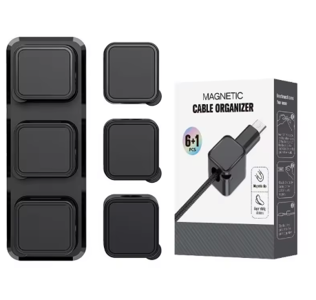Magnetic Cable Clips β Adhesive Wire Organizer for Desk, Car, or Wall