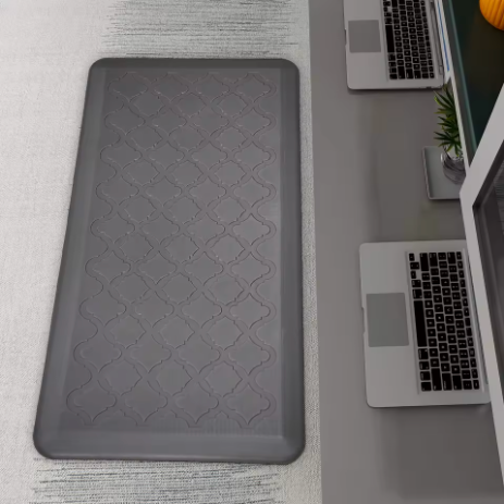 Anti-Fatigue Standing Desk Mat – Non-Slip Comfort Mat (39x20", Grey)