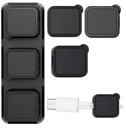 Magnetic Cable Clips – Adhesive Wire Organizer for Desk, Car, or Wall